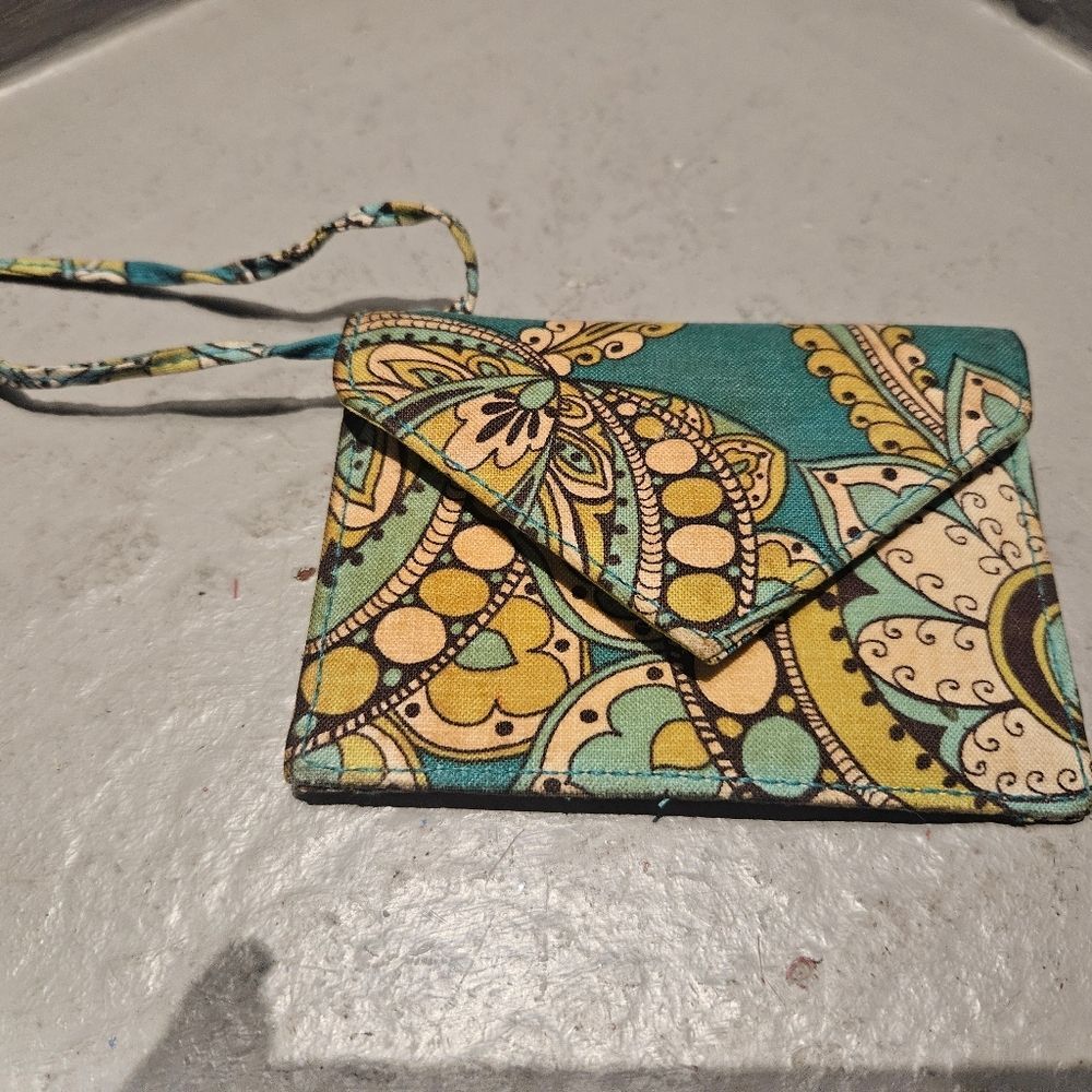Vera Bradley Teal Peacock Luggage Tag